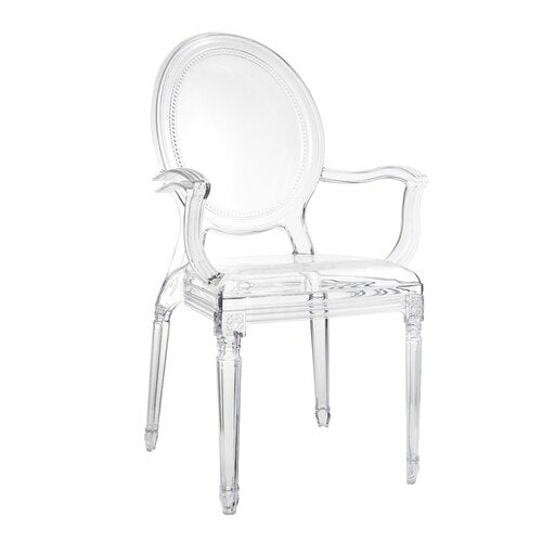 Chairs Sets Transparent Dining Room | Transparent Plastic Dining