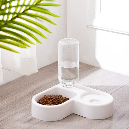 Corner Dog Bowl Pet Automatic Feeder Dog Cat Drinking Bowl For Dog Water Drinking Cat Feeding Large Capacity Dispenser Pet