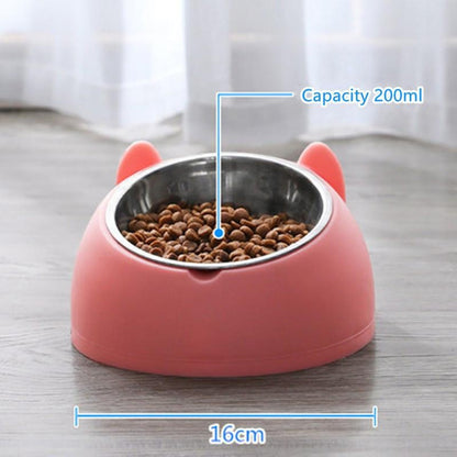 Corner Dog Bowl Pet Automatic Feeder Dog Cat Drinking Bowl For Dog Water Drinking Cat Feeding Large Capacity Dispenser Pet